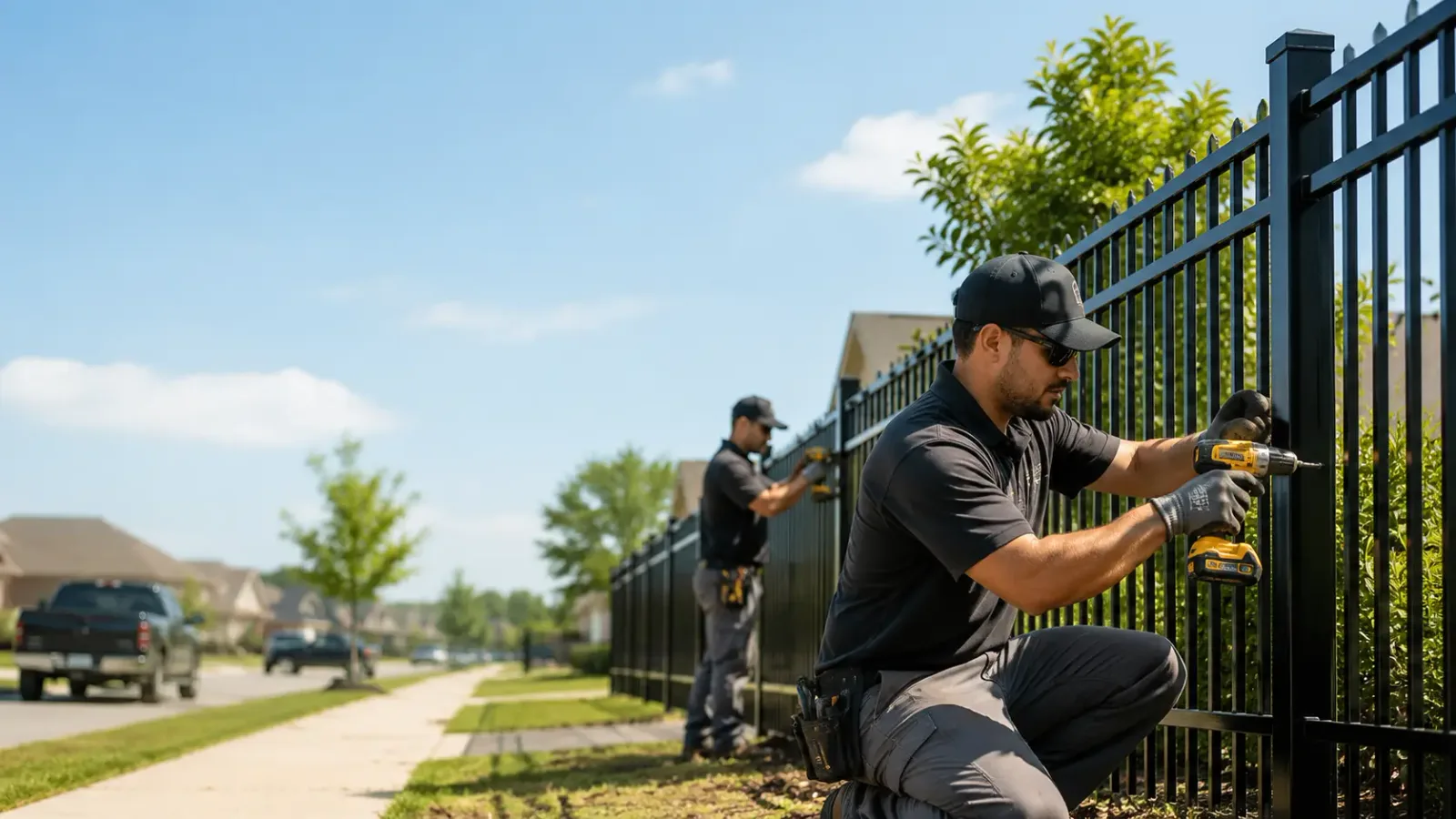 Metal Fence Installation in Cromwell, KY